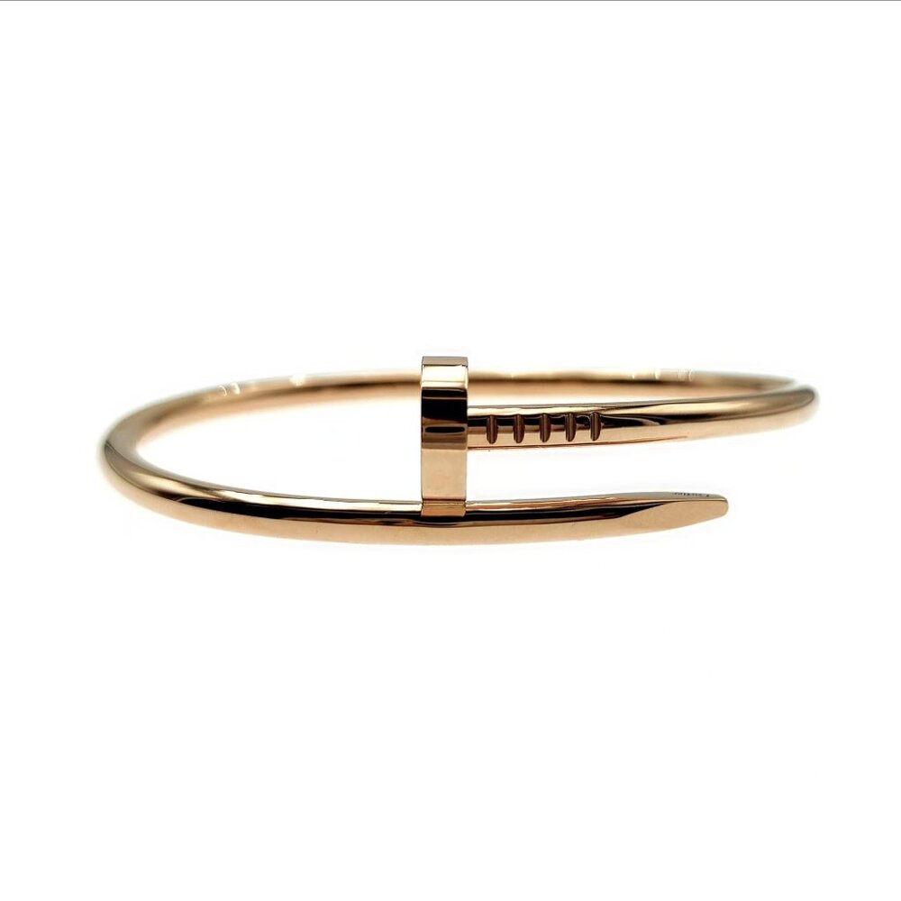 Cartier Juste Un Clou Bracelet 18K Rose Gold Size17